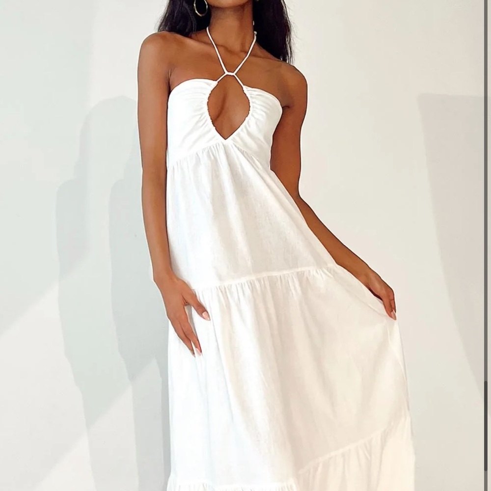Lincoln Maxi Dress White